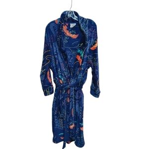 Izzy & Liv Colorful Patterned Robe Size Large